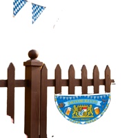 Bannière de festival de la bière Oktoberfest en gros, 90x45cm, polyester, impression numérique, demi-cercle, décoration événementielle