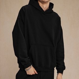 Nuova moda Herren Herbst invernale con cappuccio Street Langarm Lose Einfarbige Kapuze Casual wtern Pullover con stampa personalizzata felpa con cappuccio - Product Image 1