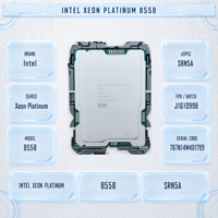 Processeur serveur Xeon 8558, 48 cœurs, 96 threads, 260 Mo de cache, DDR5, PCIe 5.0, virtualisation, base de données, cloud, HPC, IA