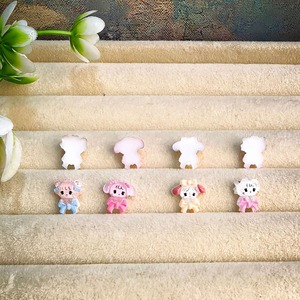 Breloques en vrac pour bijoux, lettres, étoiles et visages souriants décoratifs en argent pour coques d'<span class=keywords><strong>iPhone</strong></span> - Product Image 3