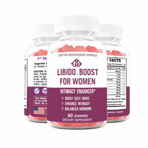 OEM Female Libido Boost Hormone Balance Natural Herb Saw Palmetto Dong Quai Vitamin Zinc Energy Supplement 60 <b>Gummy</b> <b>Candy</b> - Product Image 1