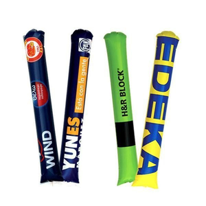 Tùy Chỉnh Banger Sinh Thái Thân Thiện Stick Fans Cổ Vũ Inflatable Clap Sticks Phân Hủy Sinh Học