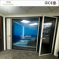 Fenêtre en aluminium à double vitrage Low-E isolée, durable, insonorisée, thermiquement efficace, conforme aux normes NFRC et Energy Star, à ouverture vers l'intérieur