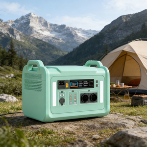 Station d'alimentation portable haute puissance à onde sinusoïdale pure avec batterie LiFePO4 2000 Wh, stockage cloud, MPPT solaire et démarreur de secours - Product Image 5
