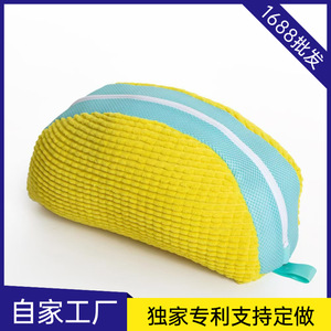 Sac de lavage pour chaussures réutilisable OEM, en maille chenille épaisse, anti-emmêlement, pour lavage en machine et entretien des chaussures - Product Image 4