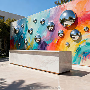 نصف كرة من الفولاذ المقاوم للصدأ عالي الجودة للديكور الداخلي في حفلات الزفاف وعيد الفصح - Product Image 4