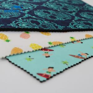 Özel baskılı 1.5mm su geçirmez lamine Polyester naylon süblimasyon neopren kumaş - Product Image 2