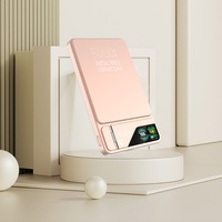 Cargador Portátil Magnético LF17, Carga Rápida, 10000mAh, Li-Polímero, Aleación de Aluminio, Carga Inalámbrica 15W, Entrada Micro USB, Pantalla LED