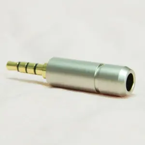 Bxon镀金音频连接器3.5毫米TRRS插头焊接类型