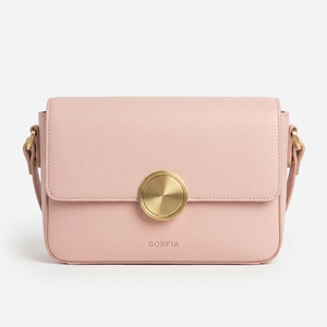 Sac à main en <span class=keywords><strong>cuir</strong></span> <span class=keywords><strong>souple</strong></span> rose GORFIA pour femmes, <span class=keywords><strong>grande</strong></span> capacité, sac à bandoulière, sac fourre-tout minimaliste, sac de voyage professionnel pour le bureau - Product Image 3
