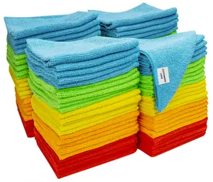 최고 판매 microfibre 닦음 microfiber 지면 수건 피복 상표가 붙은