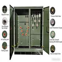 Transformateurs triphasés à alimentation radiale et en boucle, montés sur socle, type piédestal, norme IEEE/ANSI IEC, 2500 kVA, 12,47 kV-480 V