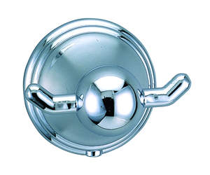 Moderno Gancho para Batas de Aleación de Zinc Cromado, Montado en la Pared, Tipo Individual para Baño - Product Image 4