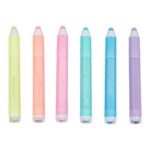 Dual Tip Highlighter Marker Pen Set with Oblique Brush Fluorescent Ink 6 Colors Custom Logo-<b>Gift</b> for Students & Children - Product Image 3