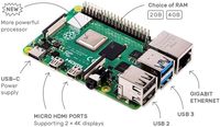 Kit de construction de mini-PC Raspberry Pi 4 Modèle 4B 2/4/8 Go, ordinateur monocarte Raspberry Pi 4