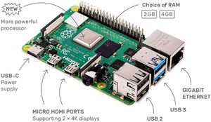 Kit di Costruzione <span class=keywords><strong>Raspberry</strong></span> <span class=keywords><strong>Pi</strong></span> <span class=keywords><strong>4</strong></span> Modello 4B 2/<span class=keywords><strong>4</strong></span>/8GB, <span class=keywords><strong>Computer</strong></span> a Scheda Singola, Mini PC <span class=keywords><strong>Raspberry</strong></span> <span class=keywords><strong>Pi</strong></span> <span class=keywords><strong>4</strong></span> - Product Image 2