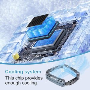 Hot Style Rechargeable Three-Speed Portable Hanging Waist Fan 5000mAh Battery Mini Air-conditioning Belt Fan for Sport Household - Product Image 4