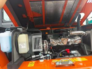 Hitachi 75-6A Crawler Excavator Orange Hydraulic Digger With Digging Bucket For <b>Construction</b> And Earthmoving - Product Image 5