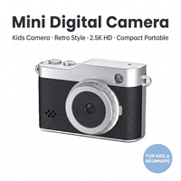 Cámara Digital Cmere de 1.47 Pulgadas IPS 64MP con Movimiento Lento, OTG, Android Share, Luz de Relleno LED, Mini Cámara Retro Compacta para Niños y Estudiantes