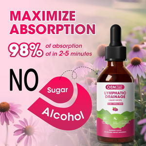 BẠCH HUYẾT thoát nước giọt với Echinacea, cơm cháy, cleavers thảo mộc, cây ngưu bàng, Calendula cho hệ thống bạch huyết hỗ trợ làm sạch giải độc gan - Product Image 6