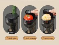 Automatische zelfreinigende slowjuicer 250W, met omkeerfunctie en 82mm invoeropening