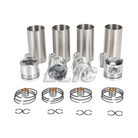Kit de Piston de moteur Diesel d'excavateur, Kit de chemise de cylindre de moteur, Kits de reconstruction et de révision pour Yanmar Mitsubishi Volvo Hyundai