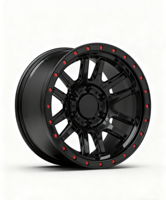 Jantes de voiture tout-terrain Duaxen Forgealloy 4x4, 16, 17, 18 pouces, déport 0, 6x139.7, noir mat, bronze, rouge, roues en alliage pour voiture de tourisme