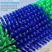 Brosses courbées pour le corps des animaux de ferme (chevaux, vaches) – Fournitures d'élevage – Expédition rapide