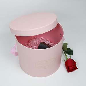 Caja de Regalo Redonda de Papel con Diseño Personalizado de Colores Navideños, Caja de Embalaje de Cosméticos de Lujo - Product Image 3