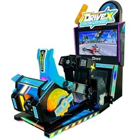 Simulateur de course automobile pour borne d'arcade à monnayeur, simulateur de conduite de divertissement, avec garantie d'un an