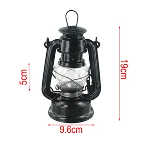 New Retro Outdoor Iron Lamp with Kerosene Oil Light Mediterranean <strong>Style</strong> Decor Candle Holders &amp; <strong>Lanterns</strong> - Product Image 6