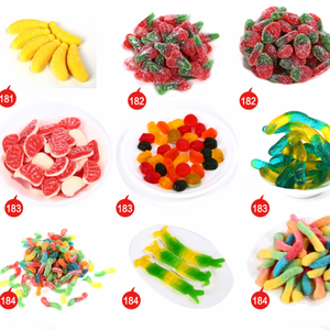 चीन निर्माता कस्टम हलाल थोक पैकिंग मिठाई और कैंडी चिपचिपा कैंडी - Product Image 1