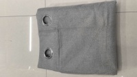 Ensemble de 2 rideaux occultants Ystyle 140x300CM, isolation thermique, protection UV, à œillets, 100% polyester, gris foncé, rideaux de chambre à coucher
