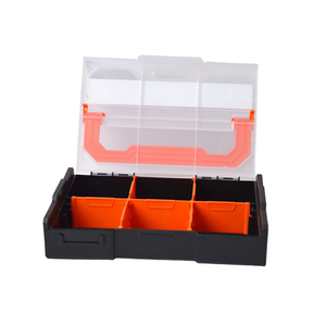 Boîte de rangement en plastique PP colorée, armoire en plastique avec séparateurs amovibles pour jouets, outils, petites pièces - Product Image 3