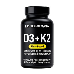 OEM ODM Richtek integratore di vitamina D ad alta potenza vitamina D3 5000 IU con capsule di olio di cocco MCT - Product Image 5