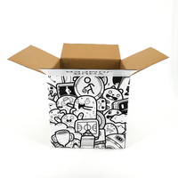 Caja de Cartón Corrugado para Envíos, con Forro de Esponja, Laminación Mate Colorida, Logotipo Personalizado al por Mayor, Resistente para Cómics