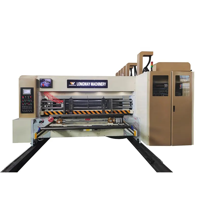 기계를 만드는 자동적인 물결 모양 두꺼운 종이 인쇄기 슬롯 머신 작은 상자
