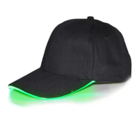 Cappellino da Baseball LED Regolabile all'Ingrosso, Traspirante, Impermeabile, con Chiusura a Fibbia Metallica, 100% Poliestere, Stile Americano Sublimato