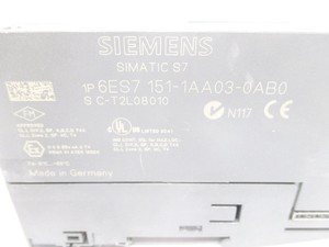 <span class=keywords><strong>6es7151</strong></span>-<span class=keywords><strong>1aa03</strong></span>-<span class=keywords><strong>0ab0</strong></span> 24vdc Unmp - Product Image 4