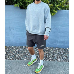 กางเกงขาสั้นผู้ชายผ้าฝ้ายคุณภาพสูง เอวยางยืด สไตล์สปอร์ต แห้งเร็ว พิมพ์ลายซิลค์สกรีน บริการ OEM จากเวียดนาม - Product Image 1