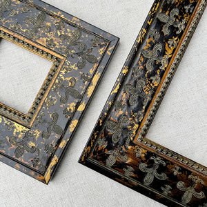 Peinture à l'huile encadrée en bois écologique, faite à la main, sur mesure, style <span class=keywords><strong>baroque</strong></span> doré européen, avec impression en relief - Product Image 5