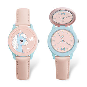 Orologio al Quarzo Virtue Kids Fashion 2026 con Quadrante a Cavallo Cartone Animato e Specchi a Contrario di Direzione, Regalo per Studenti, Personalizzazione all'Ingrosso - Product Image 1