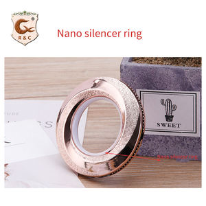 Uxcell plastik halka perde roma yüzük yumruk perde açılış delik DIY yumruk bıçak kafası basit perde Metal halkalar - Product Image 5