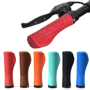 Puños para Manillar de Bicicleta, Puños de Aluminio Antideslizantes para Ciclismo de Montaña y Carretera, Accesorios para Bicicleta - Product Image 1