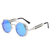 Nouvelle mode arrivée lunettes de soleil Vintage Style Steampunk lunettes soudage Punk lunettes Cosplay marque concepteur cinq couleurs lentille