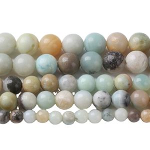 Tianhe DIY hecho a mano para pulsera de Amazon, cuentas dispersas en Color piedra, venta al por mayor, <span class=keywords><strong>accesorios</strong></span> de joyería de <span class=keywords><strong>aguamarina</strong></span>, tamaño de 6-10mm - Product Image 1