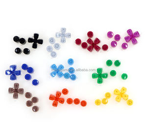 Kit de touches de direction ABXY <span class=keywords><strong>D</strong></span> <span class=keywords><strong>Pad</strong></span> pour manette Playstation 5 Accessoires de jeu en plastique Crystal avec boutons de fonction compatibles <span class=keywords><strong>PS5</strong></span> - Product Image 5