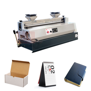 Desktop hot melt gluing machine Adjustable speed gluing machine Gift box gluing machine