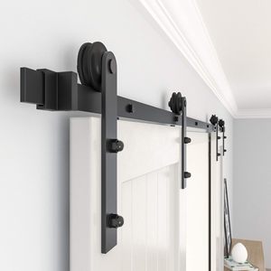 Puerta doble North Central US Puertas corredizas de granero para interiores Balcón Acero Tornillo insonorizado Instalación para una <span class=keywords><strong>casa</strong></span> - Product Image 1