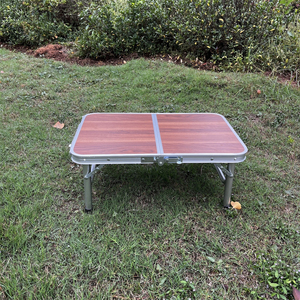 OEM viaje portátil al aire libre Mini Metal aluminio multifunción pequeña plegable altura ajustable <span class=keywords><strong>maleta</strong></span> Camping mesa plegable - Product Image 2